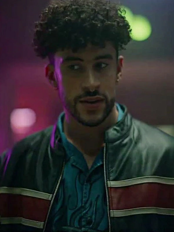 Bad Bunny Cassandro 2023 Leather Jacket