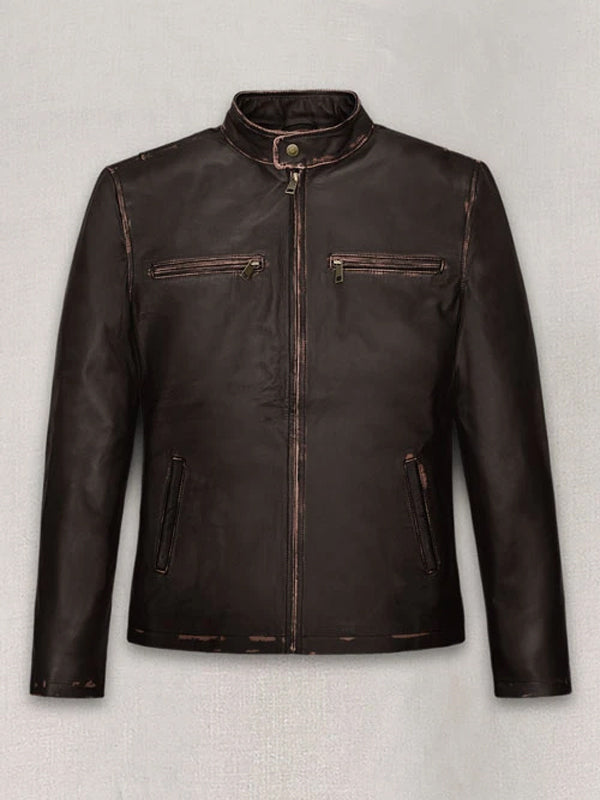 Mark Wahlberg Contraband Brown Leather Jacket