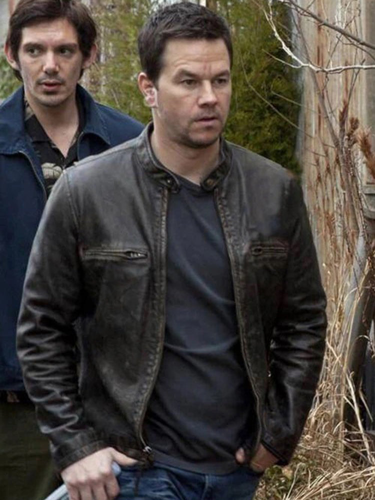 Mark Wahlberg Contraband Brown Leather Jacket