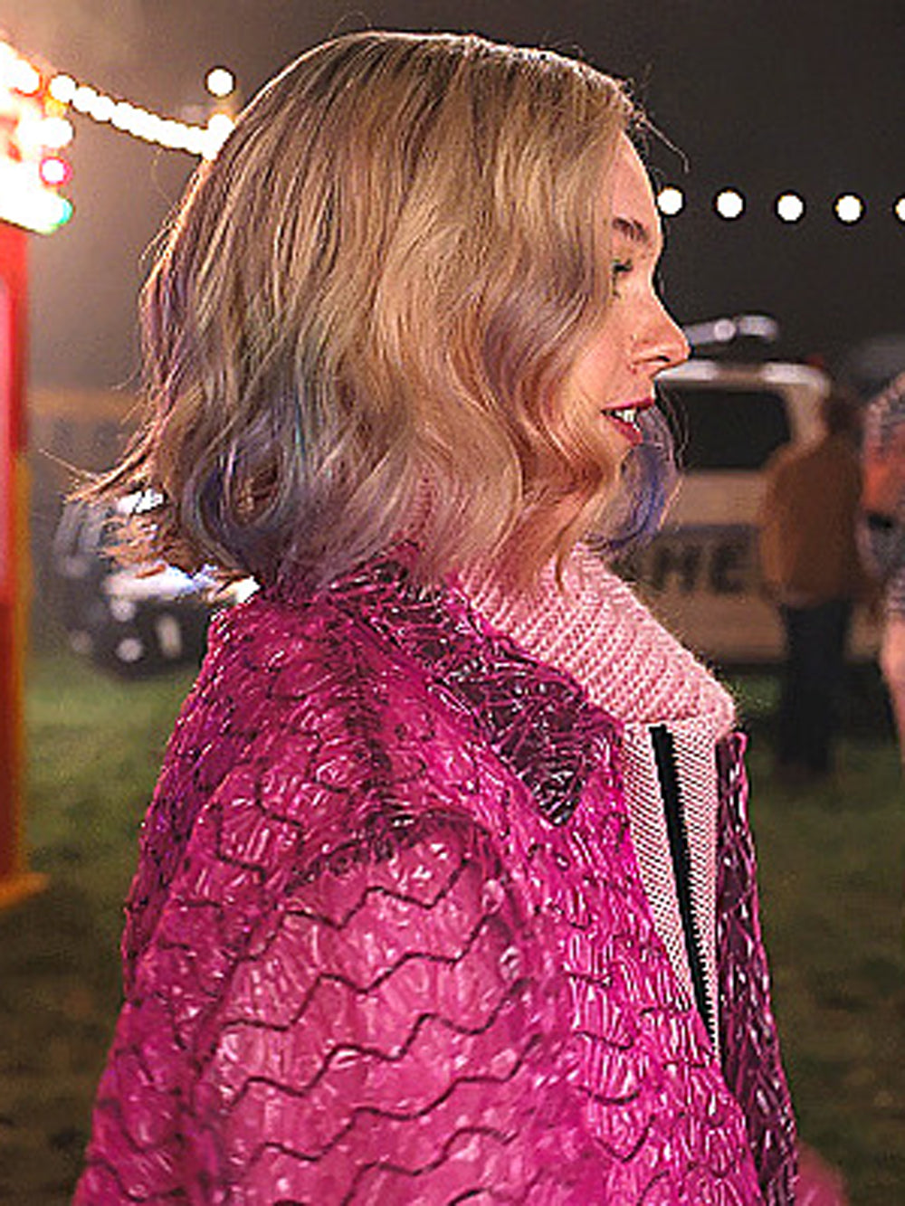 Wednesday Emma Myers Pink Jacket