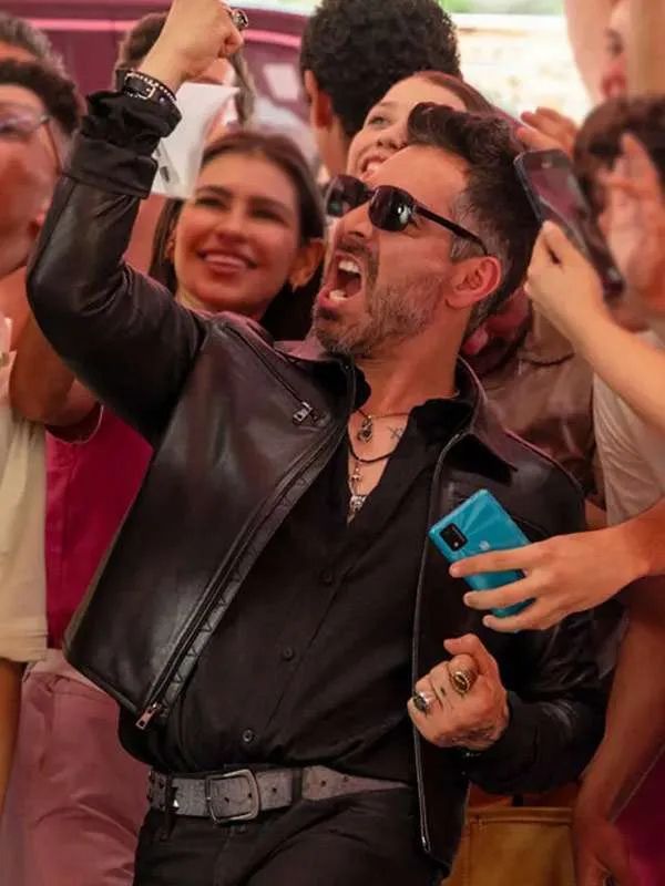 Acapulco S04 Omar Chaparro Black Leather Jacket