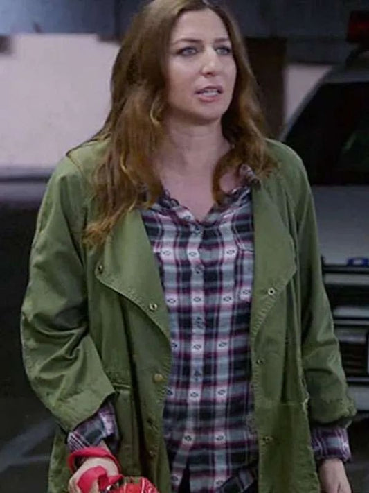 Chelsea Peretti Brooklyn-99 Cotton Green Jacket