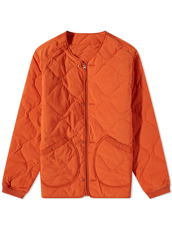 F1 Damson Idris Orange Quilted Bomber Jacket