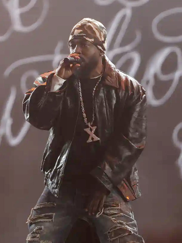 Grand National Tour Kendrick Lamar Dice Leather Jacket