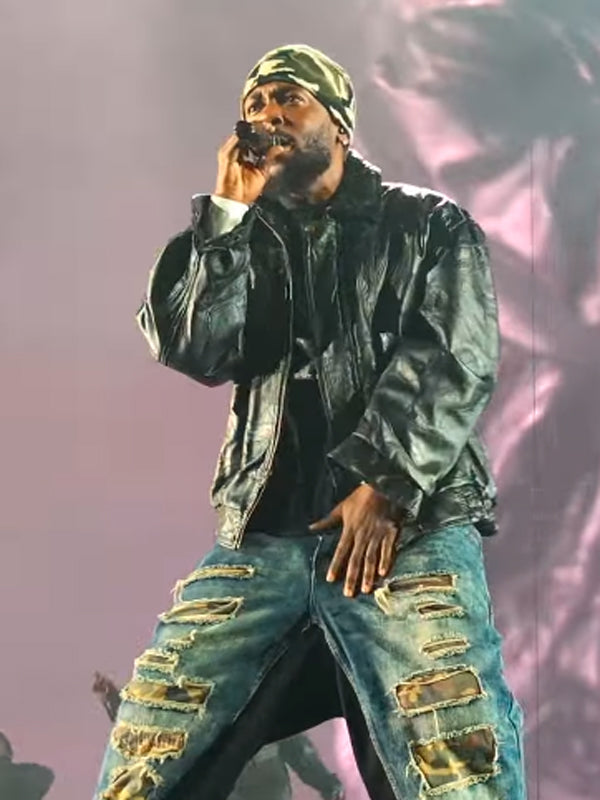Grand National Tour Kendrick Lamar Dice Leather Jacket