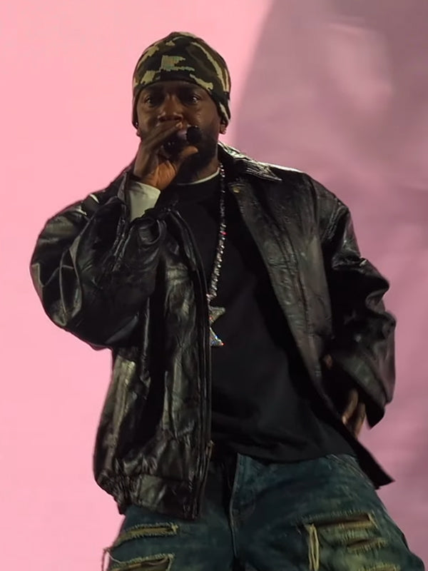 Grand National Tour Kendrick Lamar Dice Leather Jacket