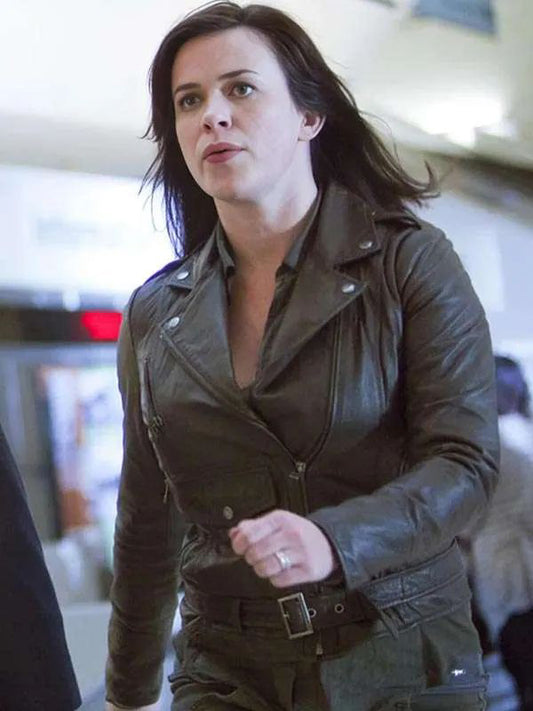 Gwen Cooper Torchwood Black Biker Leather Jacket