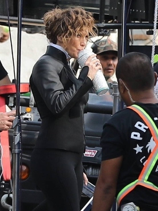 Jennifer Lopez Atlas 2024 Black Jacket