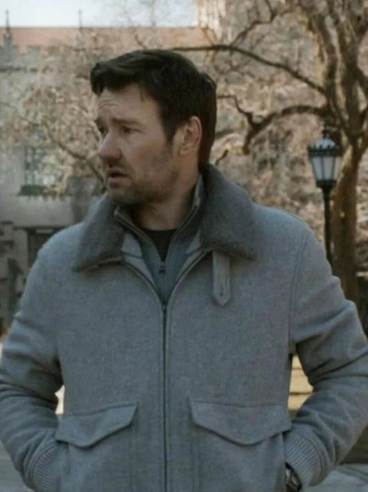 Joel Edgerton Dark Matter 2024 Gray Wool Jacket
