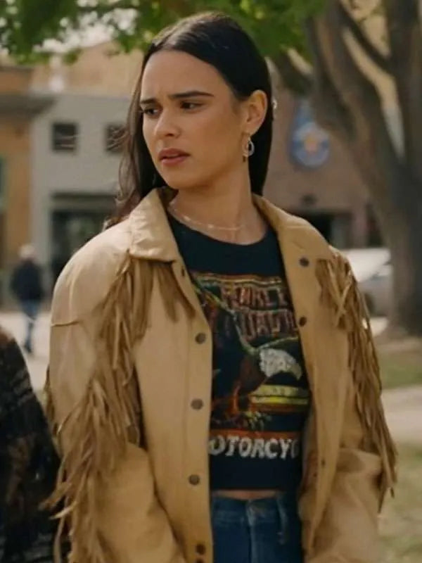 Marianly Tejada S01 Ellie Catawnee Fringe Jacket