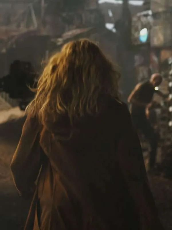 Milly Alcock Supergirl Brown Hooded Trench Coat