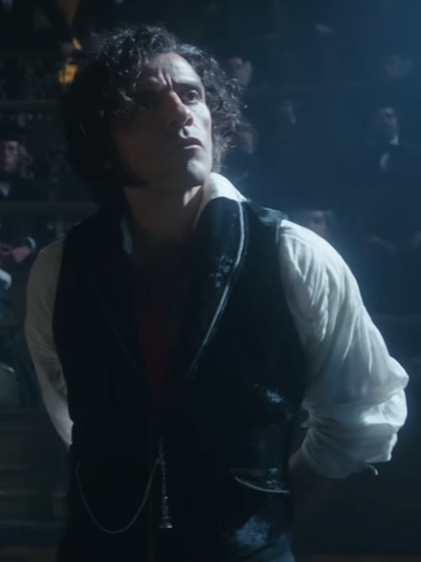 Oscar Isaac Dr. Victor Frankenstein Black Vest