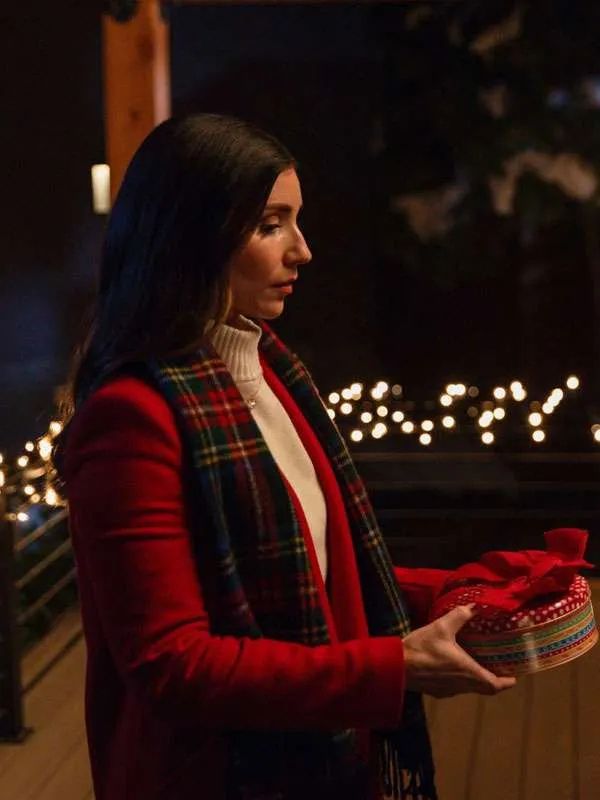 Shae Robins A Christmas Prayer Red Wool Coat