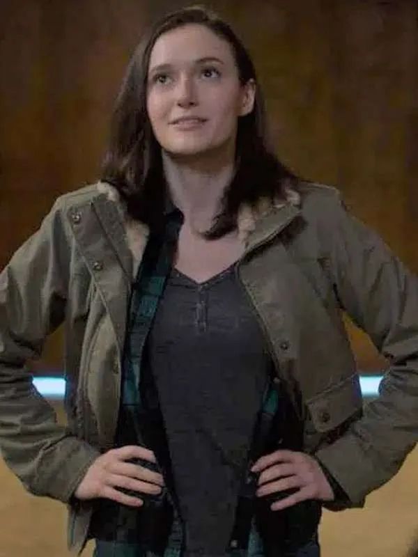Supergirl Alex Danvers Gray Cotton Jacket