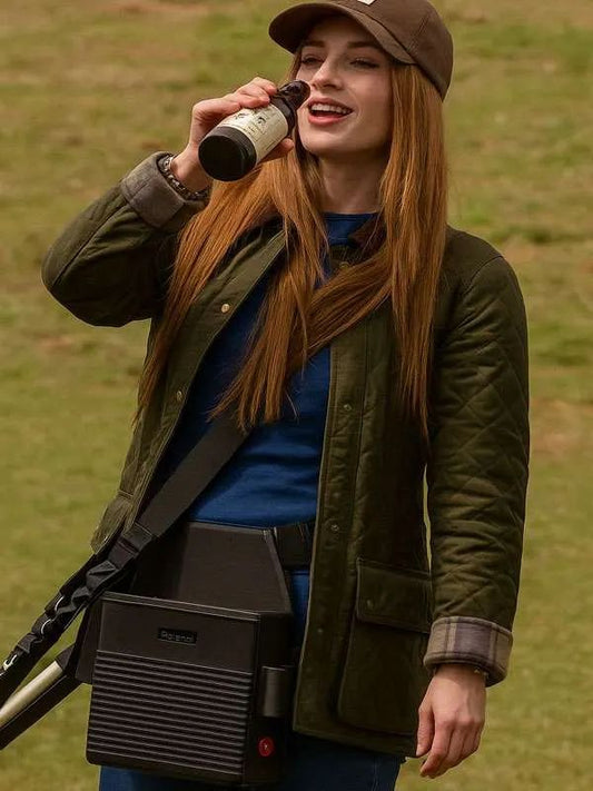 The Hunting Wives Jaime Ray Newman Green Jacket