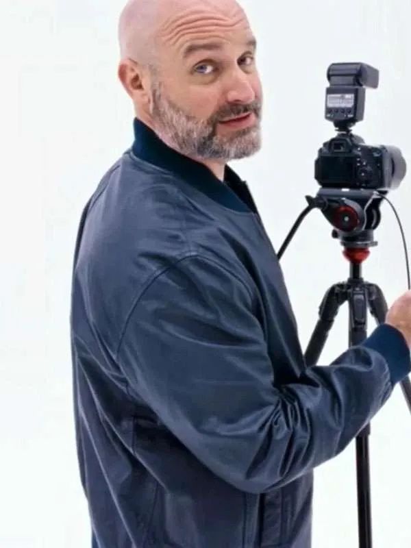 Tom Segura Bad Thoughts Blue Bomber Jacket