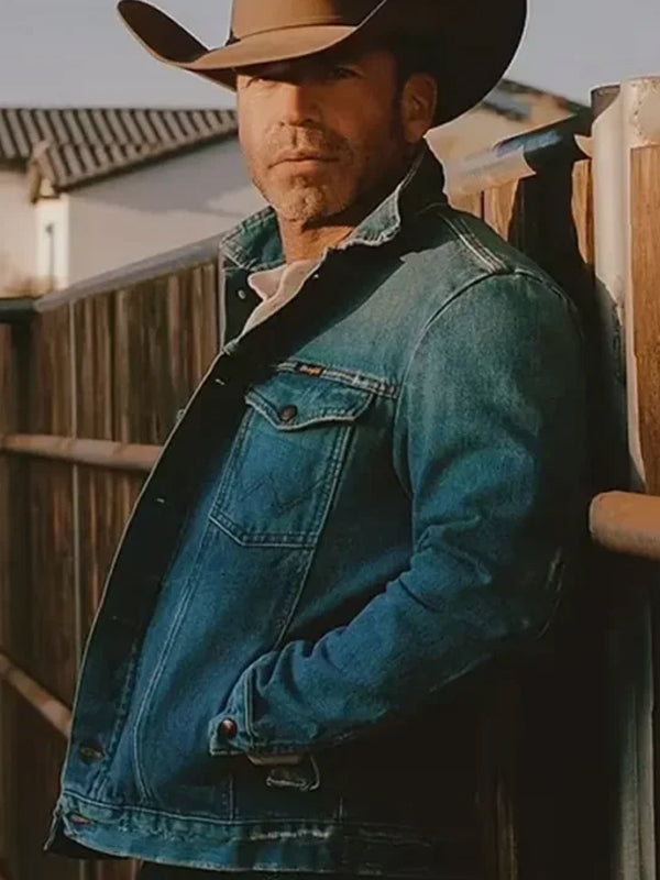 Yellowstone 1923 Taylor Sheridan Blue Denim Jacket