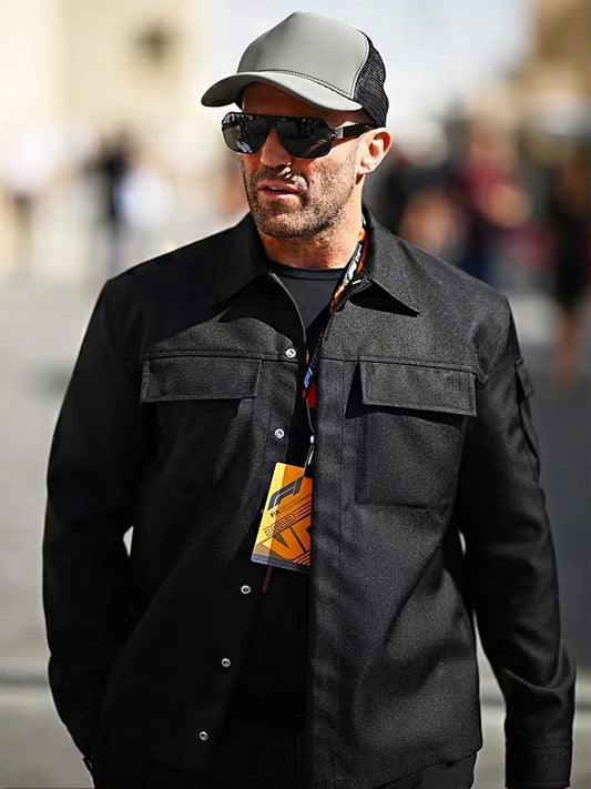 アブダビグランプリ F1 ジェイソン・ステイサム ブラックジャケット