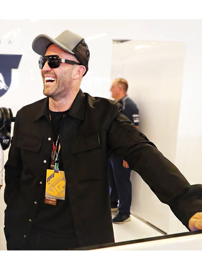 アブダビグランプリ F1 ジェイソン・ステイサム ブラックジャケット