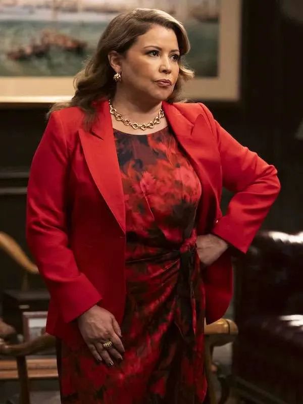 Justina Machado Matlock S02 Red Blazer