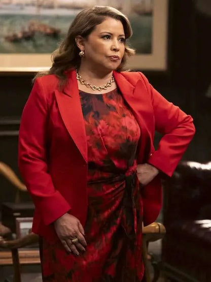 Justina Machado Matlock S02 Red Blazer