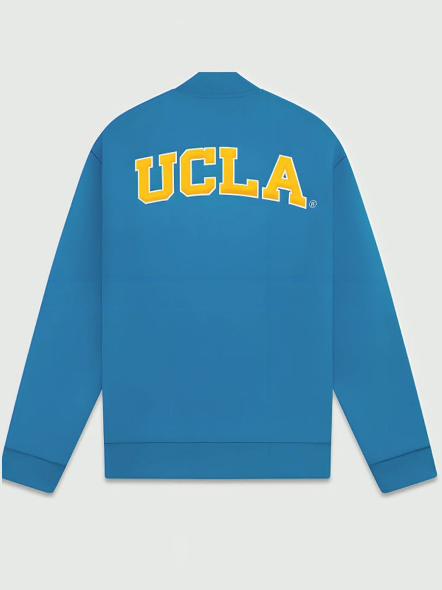 UCLA X OVO ブルーインズ ウール ブルー バーシティ ジャケット