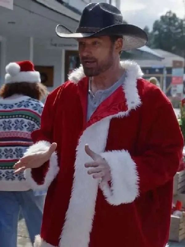 A Royal Montana Christmas Warren Christie Red Santa Claus Coat