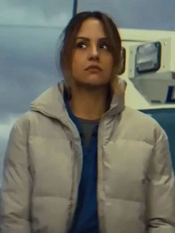 Aimee Carrero Code 3 Gray Puffer Jacket