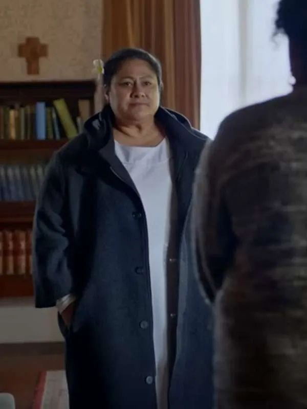 Anapela Polataivao Tina Black Hooded Coat