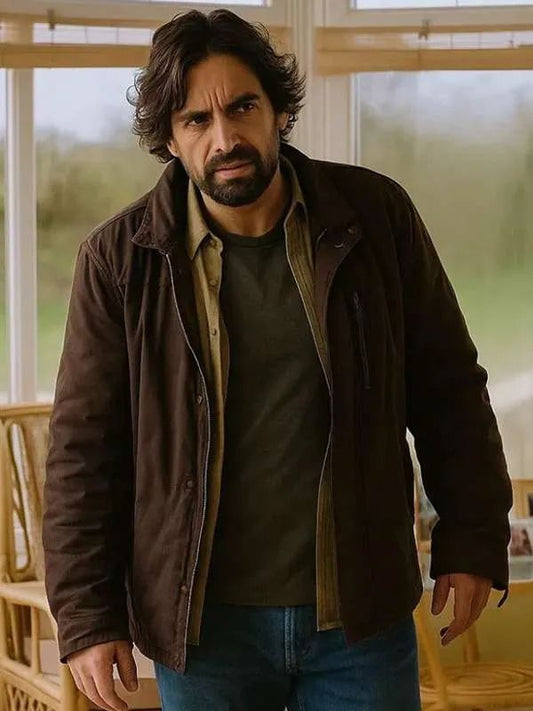 Bad Sisters S02 Owen McDonnell Brown Jacket