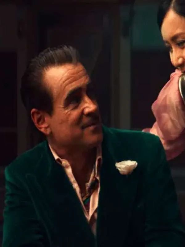 Ballad of a Small Player Lord Doyle Velvet Green Blazer