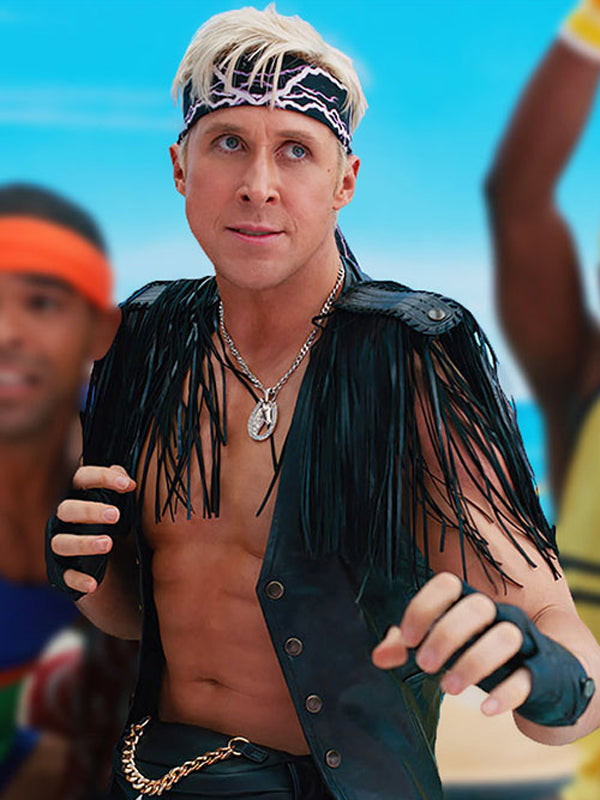 Barbie Ryan Gosling Leather Vest