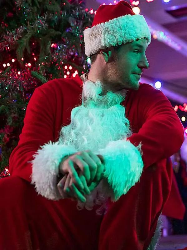 Connor Swindells Jingle Bell Heist Christmas Red Velvet Santa Coat