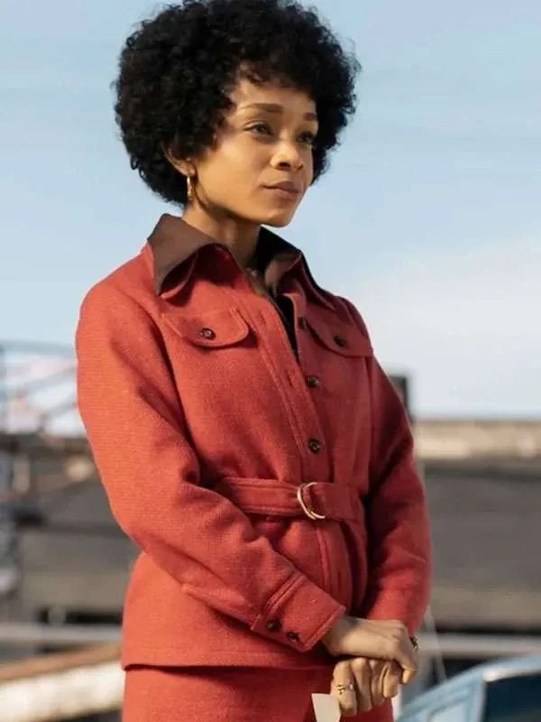 Duster S01 Nina Hayes Peach Wool Jacket