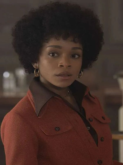 Duster S01 Nina Hayes Peach Wool Jacket