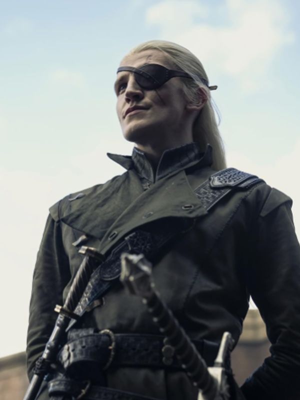 Ewan Mitchell House of the Dragon S03 Green Cotton Coat