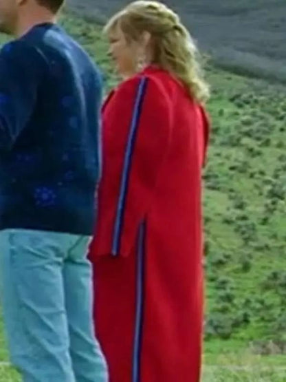 Finding Mr. Christmas S02 Melissa Peterman Red Wool Coat 