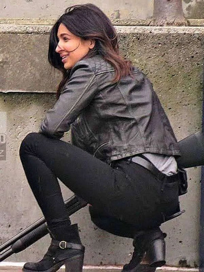 Floriana Lima Supergirl Black Leather Jacket