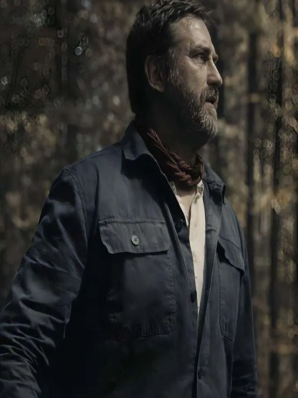 Gerard Butler Greenland 2: Migration Black Cotton Jacket