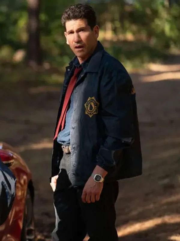 His and Hers S01 John Bernthal Blue Sheriff Jacket