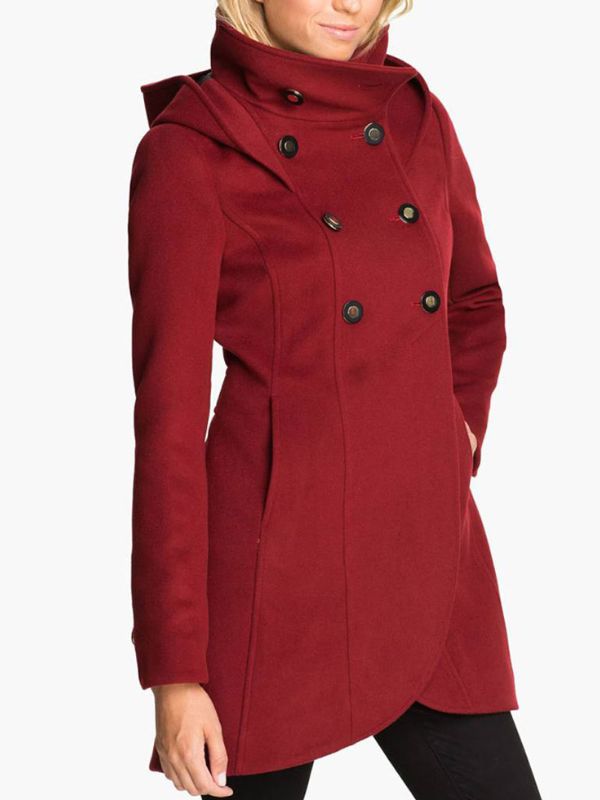 Jennifer Morrison Once Upon a Time Red Wool Coat