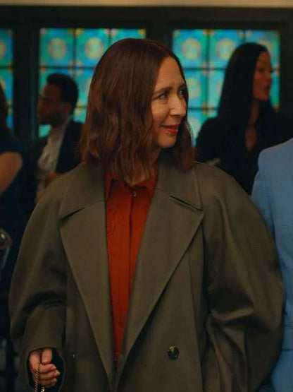 Maya Rudolph Loot S03 Green Trench Coat