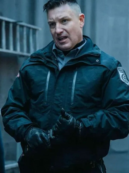 Mayor of Kingstown S04 Lane Garrison Black Uniform Jacket