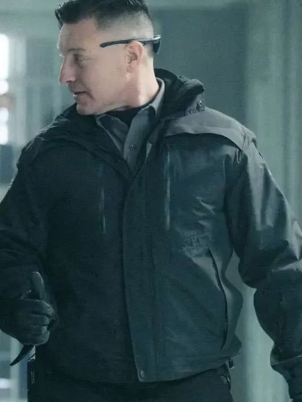 Mayor of Kingstown S04 Lane Garrison Black Uniform Jacket