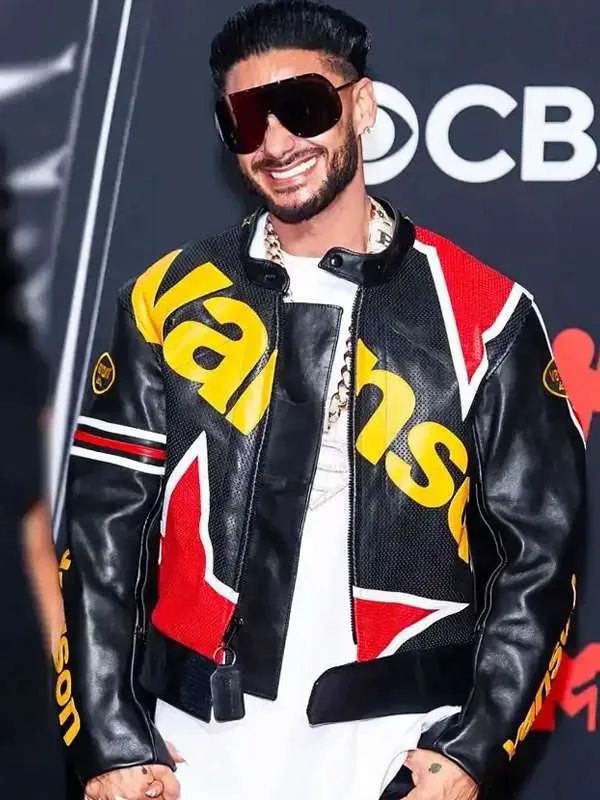 MTV Video Music Awards Pauly D Black Leather Jacket