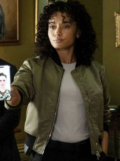NCIS: Sydney S02 Michelle Mackey Green Bomber Jacket