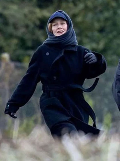 Project Hail Mary Sandra Hüller Black Wool Coat