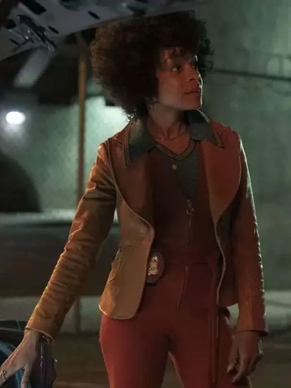 Rachel Hilson Duster S01 Brown Leather Jacket