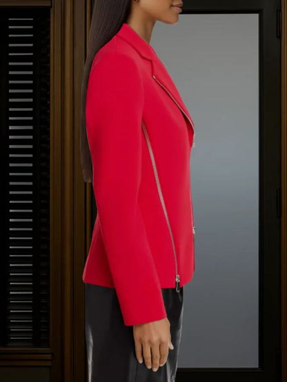 Reasonable Doubts S03 Brandee Evans Red Blazer