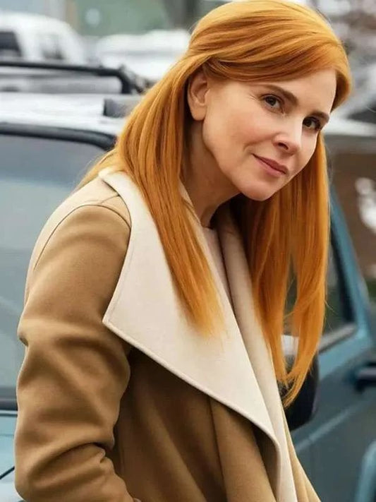 Sarah Rafferty My Life with the Walter Boys S02 Brown Trench Coat